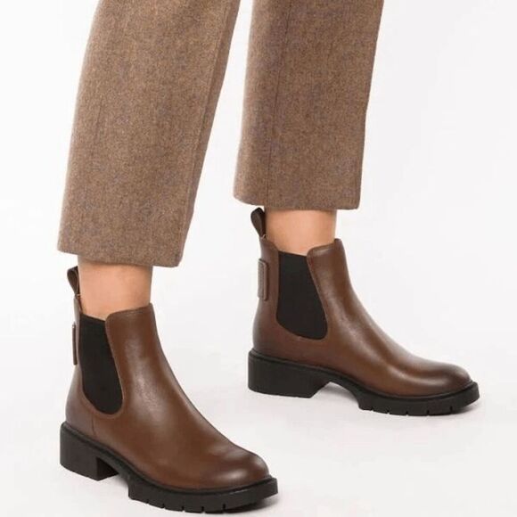 Coach Women's Lyden Chelsea Bootie - Walnut Brown 6B - Picture 8 of 8